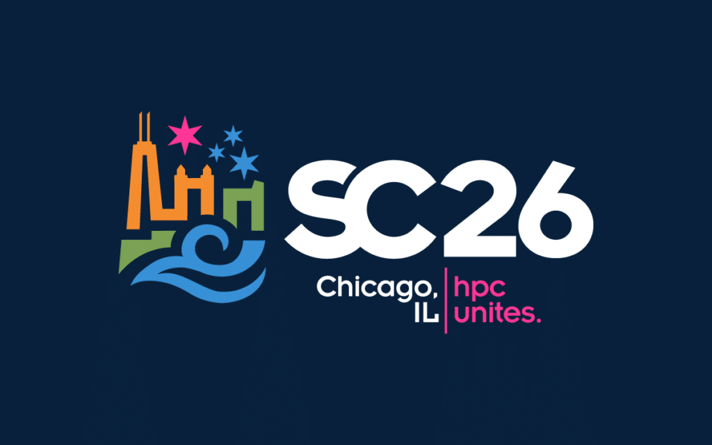 SC26 logo, the supercomputing conference in Chicago
